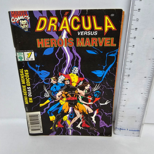 Hq Gibi Drácula Versus Heróis Marvel Minissérie - Abril - 1995 C1 (Usado)
