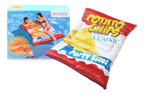 Flotador Paquete Papas Intex 58776 Colchoneta Potato Chips