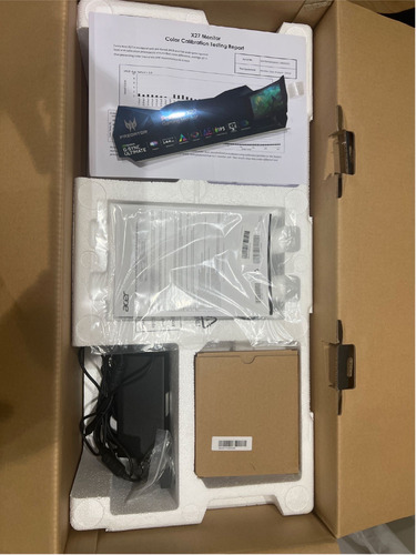 Monitor Gamer Predator X27 4k 144hz Gsync Ultimate 3840x2160 Preto (Usado)
