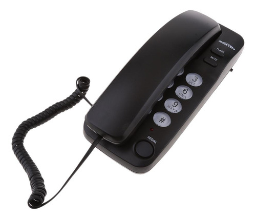 1 Pieza De Teléfono Fija Para Oficina De Escritorio Negro