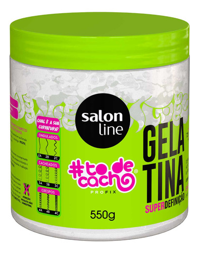 Gelatina Super Definição #todecacho Salon Line 550g