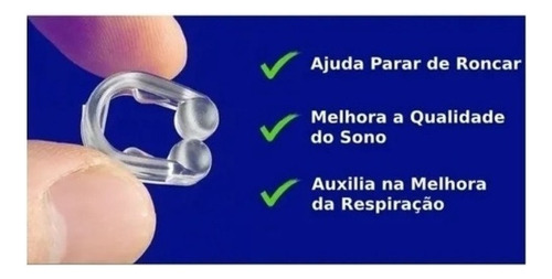 Clipe Nasal Dilatador Magnético Com Imã - Anti Ronco