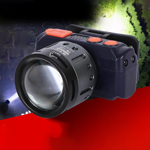 Farol Led Lanterna Multifuncional Brilhante Para Testa Farol