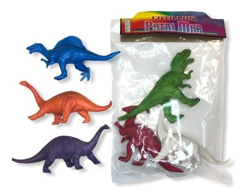 Dinosaurios Grande Patrimar X 4u - Miniaturas 15cm Plastico