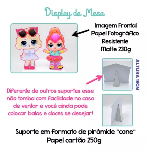 Kit Festa Painel Redondo +Display Poppy Playtime Huggy Wuggy