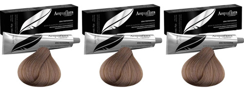 Coloraçao Acquaflora Perm 7.1 Louro Nat Acinz 60g-kit C/3un