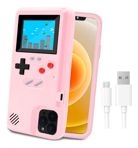 Lucbuy Gameboy - Carcasa Protectora Para iPhone, Diseo Retro