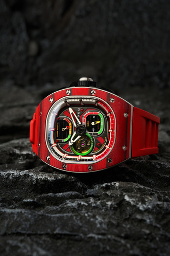 Reloj Hombre Nubeo Devils Red Nb-6105-03 Edición Limitada
