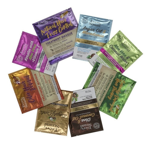 Kit 5 Cremas Definidora Rizos Every Strand Karité Y Coco 50g