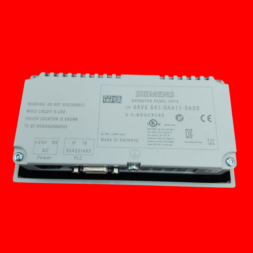 Siemens 6av6 641 0aa11 0ax0 Operator Panel Op 73 Lcd 3 ,