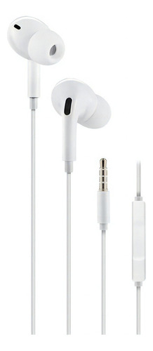 Auriculares Stereo Noga Ng-1650 In Ear Color Blanco Color Blanco