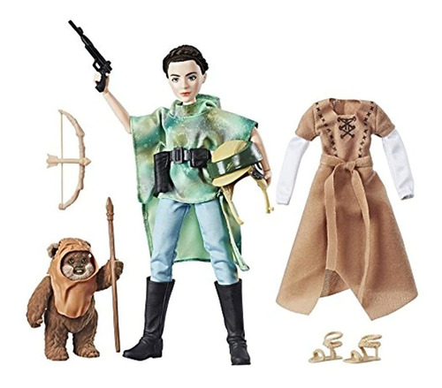 Figura Azul Fuerzas Destino Endor Aventura Star Wars +4años