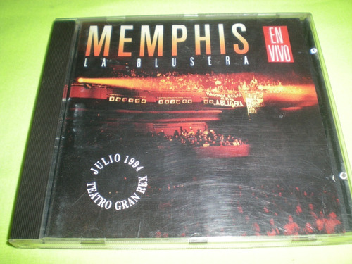 Memphis La Blusera / En Vivo Teatro Gran Rex Cd Ind.arg (27)