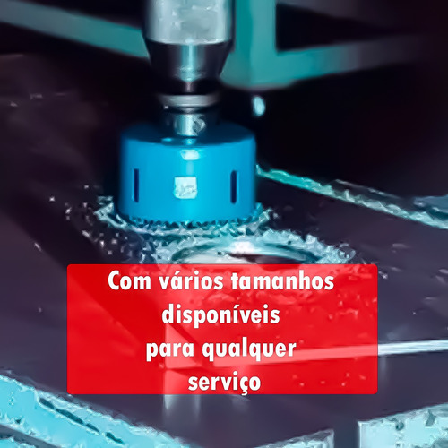 Serra Copo Bimetal Para Cortar Metais Geral Zinco Cobre 32mm