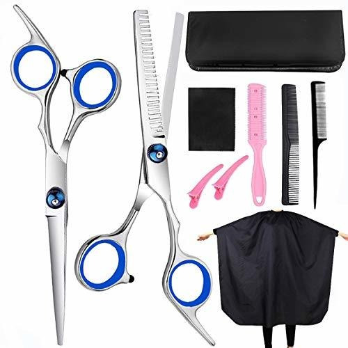 Tijeras De Corte De Cabello Profesional De 10 Piezas, Tijera