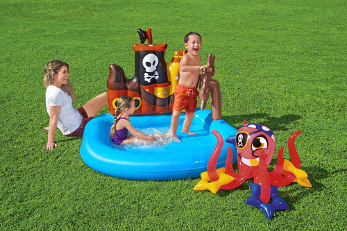 Centro De Juegos Acuático Splash Pool Para Niños 3 En 1