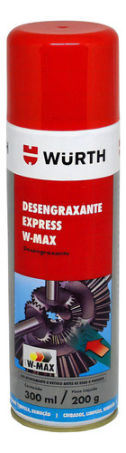 Desengraxante Express W-max 300ml Wurth 0893650991