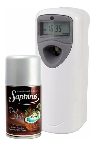Equipo Aromatizador Digital Saphirus Nblct-04 + 3 Aerosoles