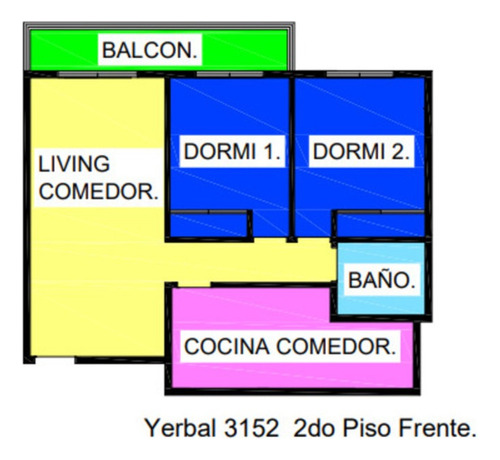 Departamento 3 Ambientes Excelente Oportunidad Flores