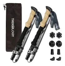 Comprar Trekology Trek-z - Bastones Plegables Para Senderismo Y Senderismo, Soporte De Equilibrio Para Personas Mayores, Mujeres Y Hombres, 2 Unidades Por Juego