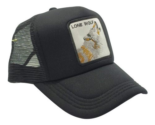 Imagen 3 de 6 de Gorra Trucker Lobo Parche Bordado Ear Outdoor