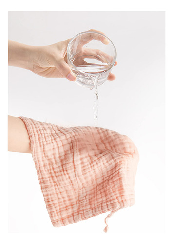 Paq 6 Toallitas De Muselina Para Bebé Unisex 100 % Algodón P