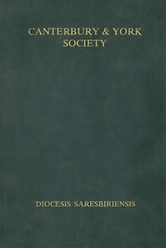 Register Of Robert Hallum, Bishop Of Salisbury, 1407-1417, De Horn, Joyce. Editorial Canterbury & York Soc, Tapa Dura En Inglés