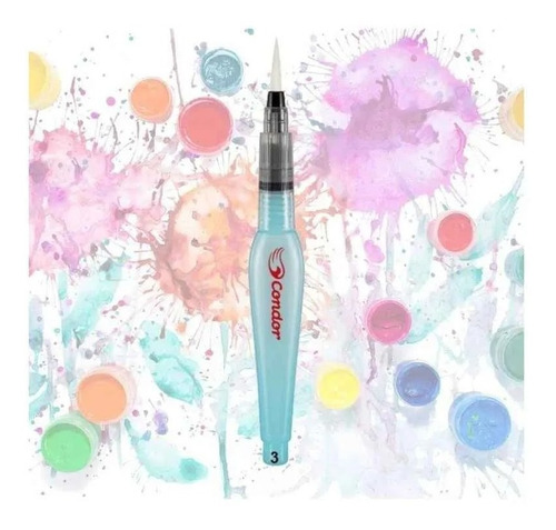 Pincel Aquarela 401-1 Ponta Fina -condor* Uso Profissional