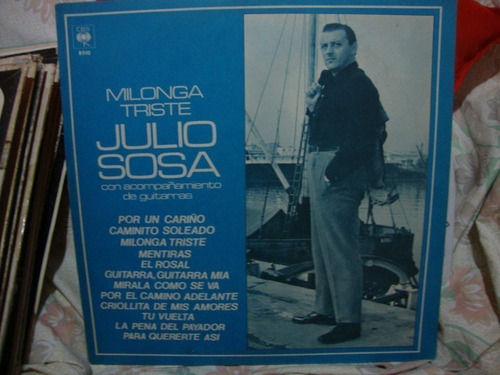 Vinilo Julio Sosa Milonga Triste T1