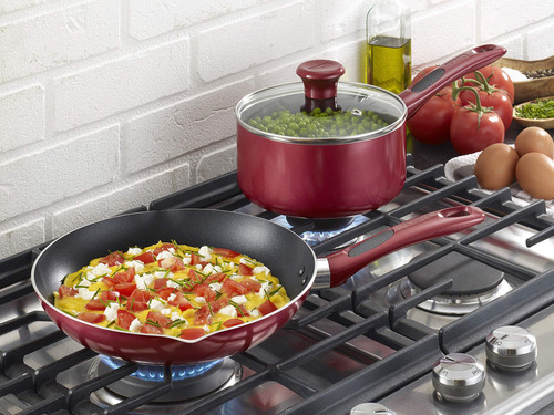 T-fal Vital B039S264 Plancha Cuadrada Roja 1 unidad