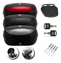 Comprar Bau Pra Moto 45 Litros Para 2 Capacetes Original Universal