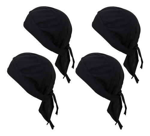 Paquete De 4 Gorros Que Absorben El Sudor, Gorro De Quimiote