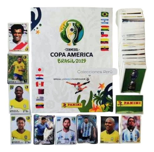 Álbum Copa América Brasil 2019 Panini  Set Completo + Sobre