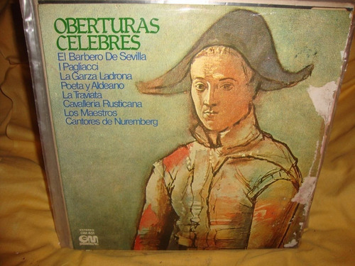 Vinilo Oberturas Celebres Rossini Verdi Leoncavallo Cl1