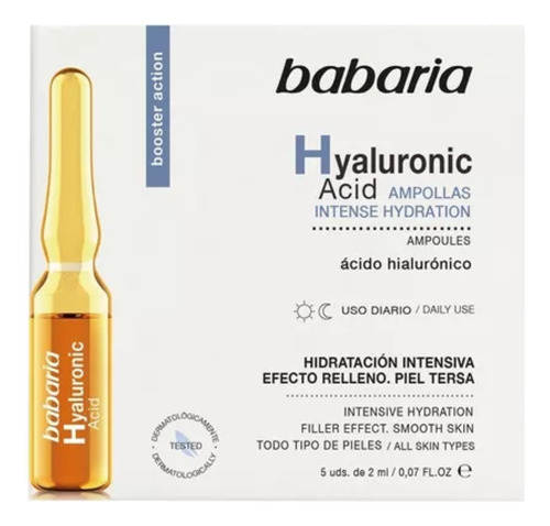 Ampolletas Babaria Acido Hyaluronic H - mL a $23950