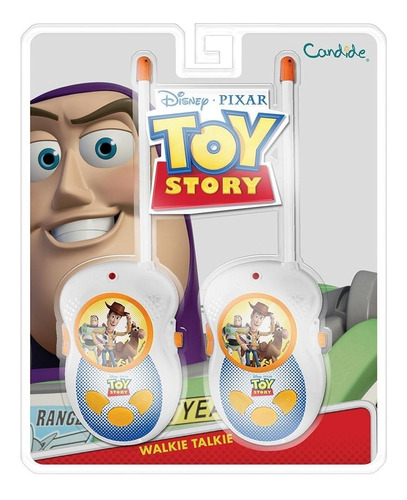 Brinquedo Walkie Talkie Infantil Toy Story Da Candide 4950