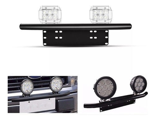 4x4 Base Suporte Farol Barra Led Jeep Pick Up