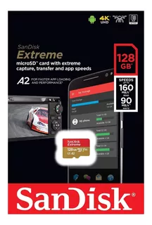 Memoria Micro Sd Sandisk Extreme 128gb 4k Gopro