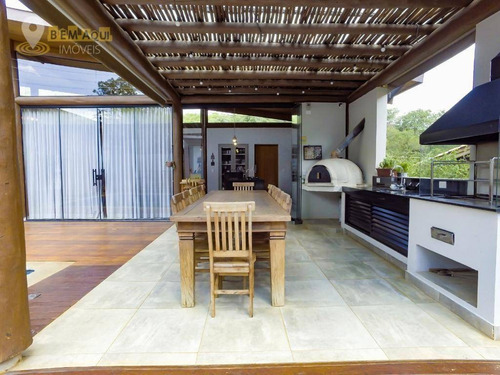 Imagem 20 de 30 de Casa Em Estilo Rústico Com Clean, Com 4 Dormitórios À Venda, 287 M² Por R$ 2.350.000 - Condomínio Fazenda Kurumin - Itu/sp - Ca1555