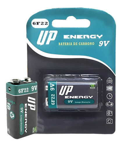 30pcs Bateria Pilha 9v 6f22 Up Energy Eco Original
