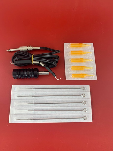 Kit Para Tatuar 2 Maquinas Fuente Poder Tintas Profesionales (Usado)
