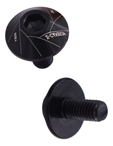 2 X 2 Piezas De Perno De Jaula De Botella De Agua De Negro .