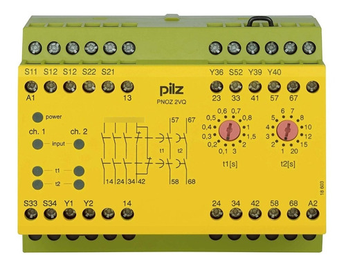 774013 Pilz Pnoz 2vq 24vdc 3n/o 1n/c 2n/o T Borne De Tornill