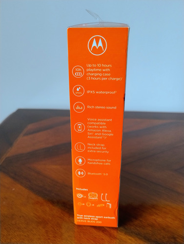 Motorola Verve Buds 200 Bluetooh 5.0 Auriculares Deportivos