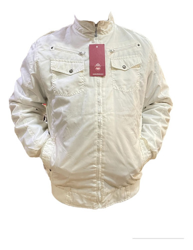 Campera Nylon Truker Hombre Con Abrigo Invierno Marca Bando