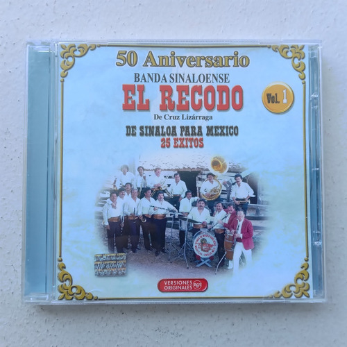 Cd Banda Sinaloense El Recodo De Cruz Lizárraga. De Sinaloa 