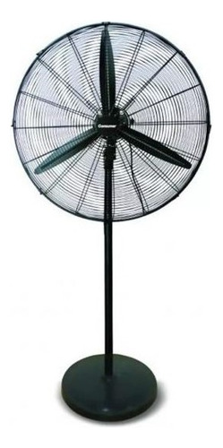 Ventilador De Pie Industrial Kassel 180 Watts 60cm Casahogar Color de la estructura Negro Diámetro 65 cm Material de las aspas Metal