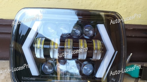 Imagen 7 de 10 de Faros De Led 7x6 Luz Baja/alta, Blanco Drl/ambar Señales