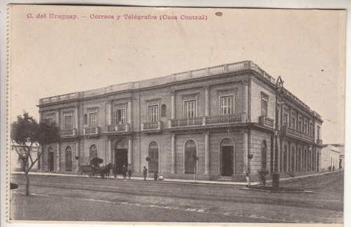 1920 Postal Concepcion Del Uruguay Edificio Correo Central