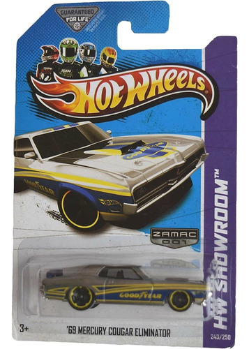 Hot Wheels Eliminador De Puma Mercury 69 Zamac